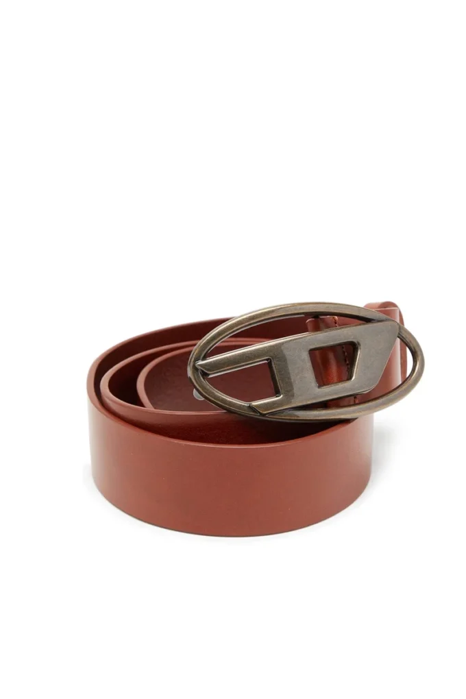 Ceinture en cuir 3,9 cm avec boucle D