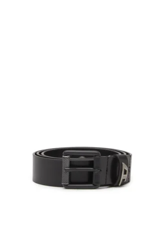 Ceinture en cuir brillant 3,5 cm avec boucle logo b-dave ii
