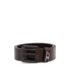 Ceinture en cuir brillant 3,5 cm avec boucle logo b-dave ii