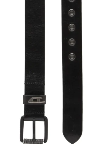 Ceinture en cuir brillant 3,5 cm avec boucle logo b-dave ii