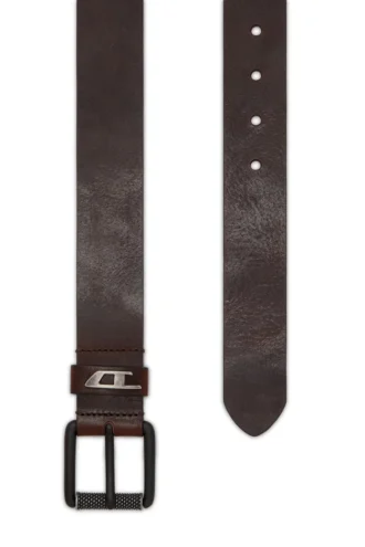 Ceinture en cuir brillant 3,5 cm avec boucle logo b-dave ii