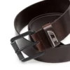 Ceinture en cuir brillant 3,5 cm avec boucle logo b-dave ii