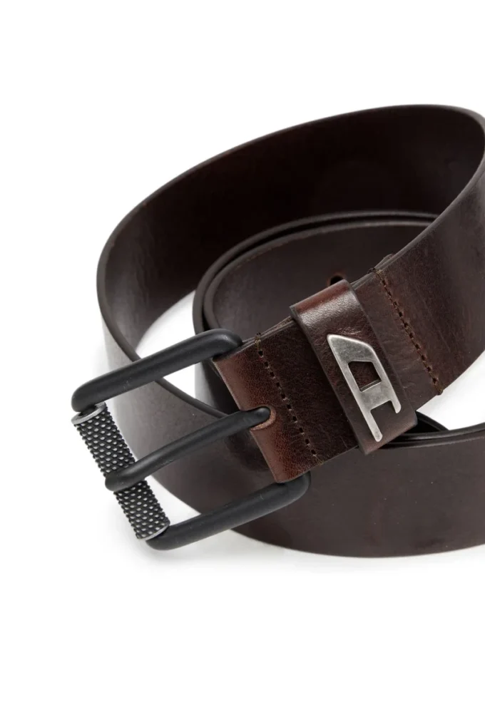 Ceinture en cuir brillant 3,5 cm avec boucle logo b-dave ii