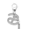 Charm Cancer Charm Cancer en métal avec strass