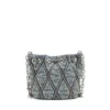 charm-d bucket s Sac seau Charm-D S-Mini en denim matelassé à motif argyle