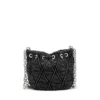 charm-d bucket s Sac seau Charm-D S-Mini en denim matelassé traité