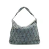 charm-d sac hobo Sac hobo Charm-D-Large en denim matelassé à motif argyle