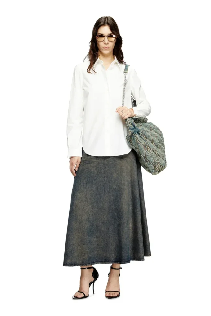 charm-d sac hobo Sac hobo Charm-D-Large en denim matelassé à motif argyle