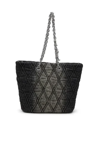 charm-d shopper m Sac Charm-D-Tote en denim matelassé
