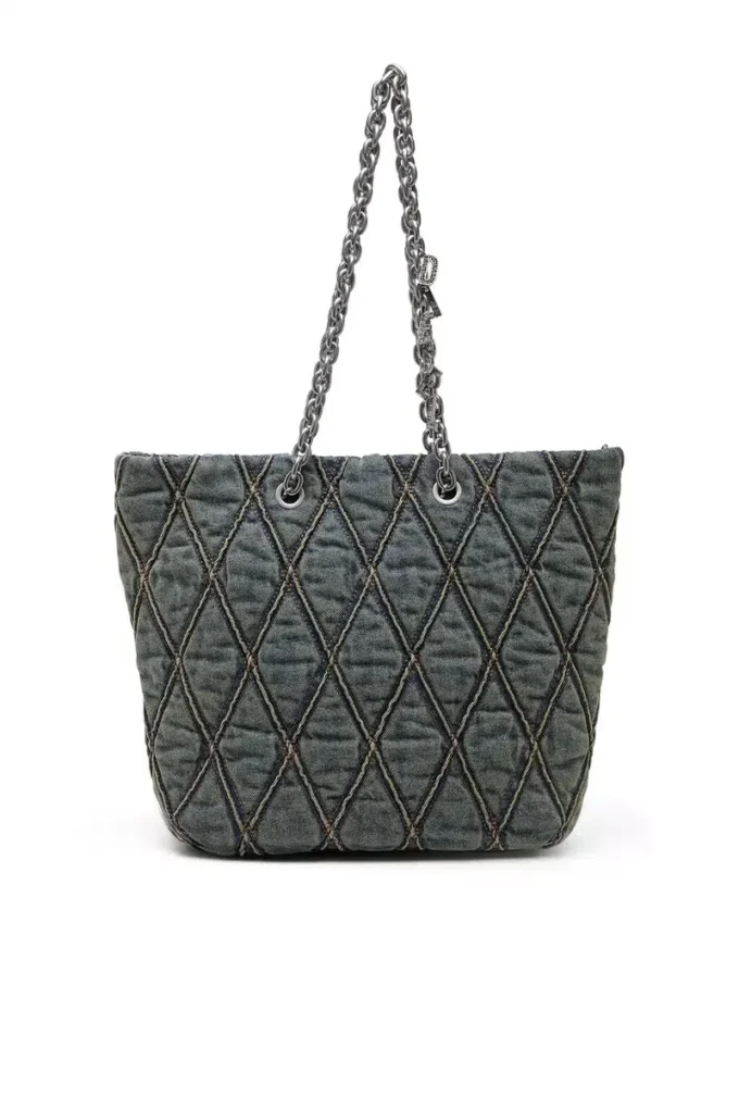 charm-d shopper m Sac Charm-D-Tote en denim matelassé