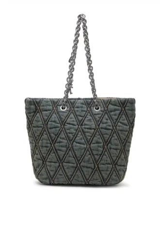 charm-d shopper m Sac Charm-D-Tote en denim matelassé
