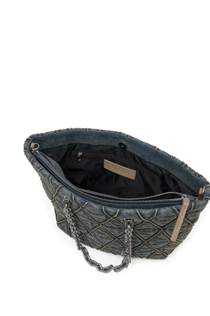 charm-d shopper m Sac Charm-D-Tote en denim matelassé