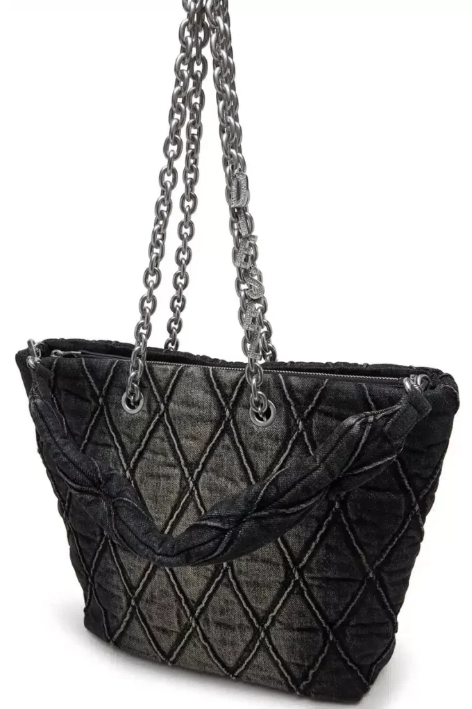 charm-d shopper m Sac Charm-D-Tote en denim matelassé
