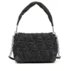 charm-d shoulder m Sac à bandoulière Charm-D M en denim matelassé