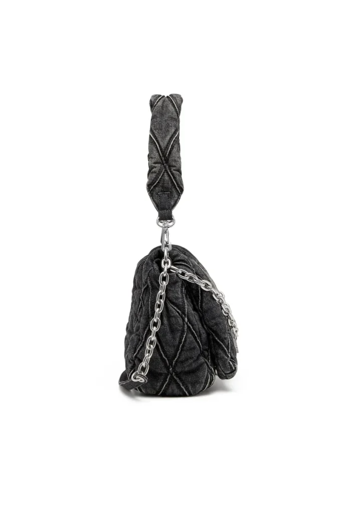 charm-d shoulder m Sac à bandoulière Charm-D M en denim matelassé