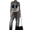 charm-d shoulder s Sac à bandoulière Charm-D S-Small en nylon matelassé
