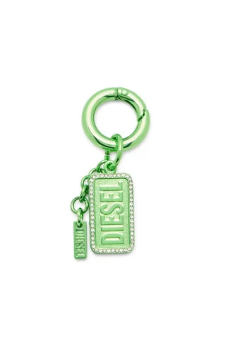 charm-diesel Porte-clés en métal avec logo Diesel et strass