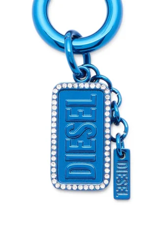 charm-diesel Porte-clés en métal avec logo Diesel et strass