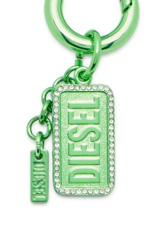 charm-diesel Porte-clés en métal avec logo Diesel et strass