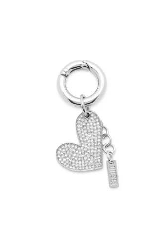 charm-heart Charm cœur en métal avec strass