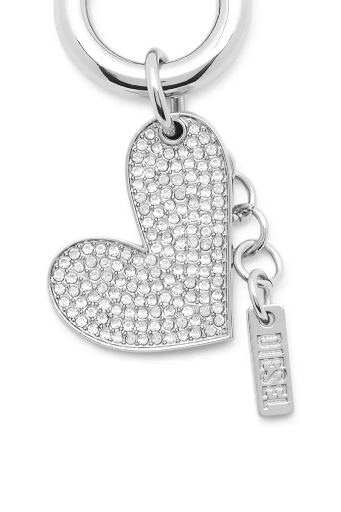 charm-heart Charm cœur en métal avec strass
