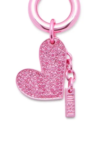 charm-heart Charm cœur en métal avec strass