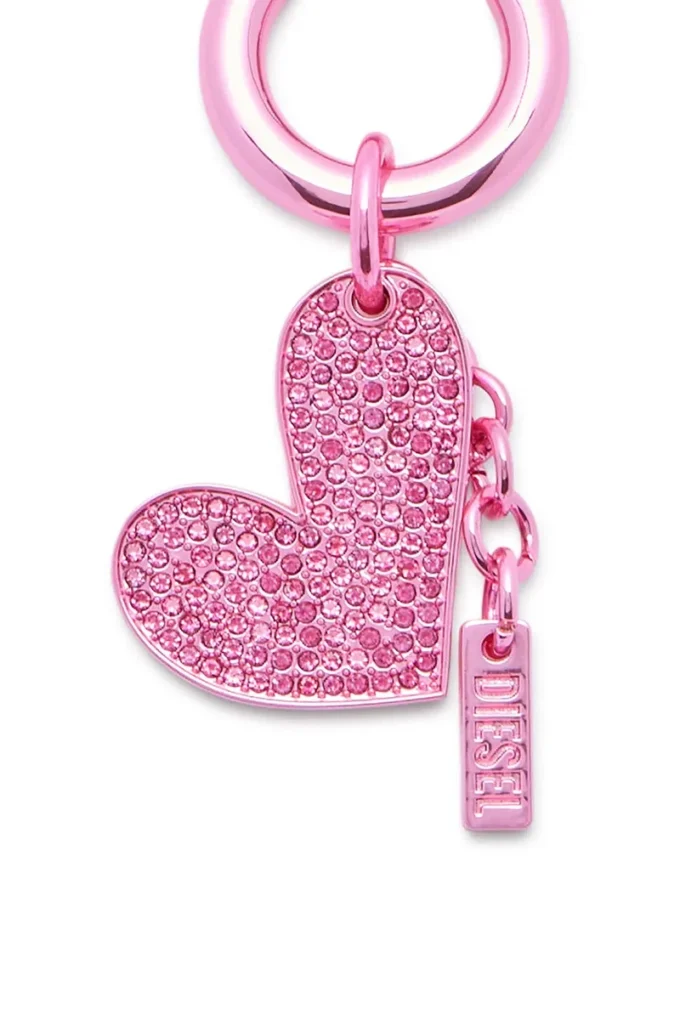 charm-heart Charm cœur en métal avec strass