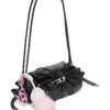 Charm ovale D Charm ovale D/porte-clés en métal et résine