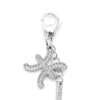 Charm Poissons Charm Poissons en métal avec strass