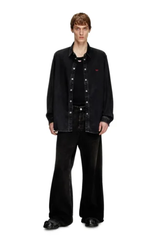 Chemise d-simply en denim Tencel