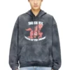 cl-s-boxt-hood-horse Sweat à capuche tie-dye avec imprimé graphique cheval