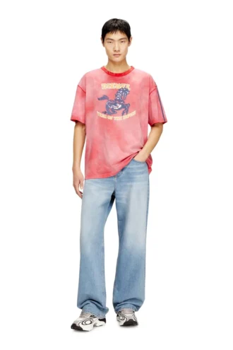 cl-t-boxt-horse T-shirt en coton avec imprimé graphique cheval