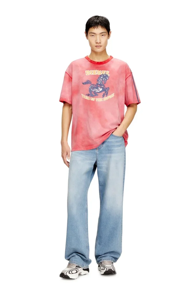 cl-t-boxt-horse T-shirt en coton avec imprimé graphique cheval