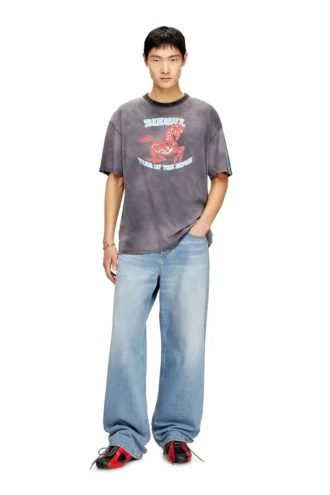cl-t-boxt-horse T-shirt en coton avec imprimé graphique cheval