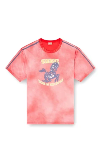 cl-t-boxt-horse T-shirt en coton avec imprimé graphique cheval