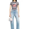cl-t-uncutie-horse T-shirt en coton stretch avec imprimé graphique cheval