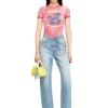 cl-t-uncutie-horse T-shirt en coton stretch avec imprimé graphique cheval