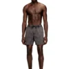 conor-43-dnm Short de bain à motif pied-de-poule délavé