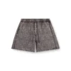 conor-43-dnm Short de bain à motif pied-de-poule délavé