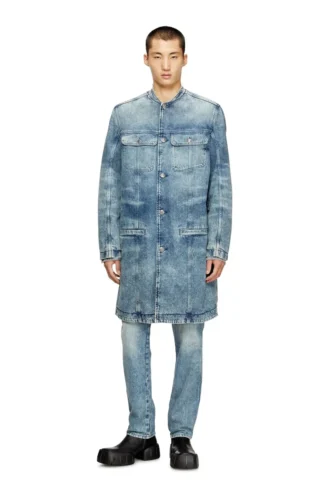 d-aberd-fsh1 Manteau en denim coton-chanvre laserisé