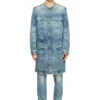 d-aberd-fsh1 Manteau en denim coton-chanvre laserisé