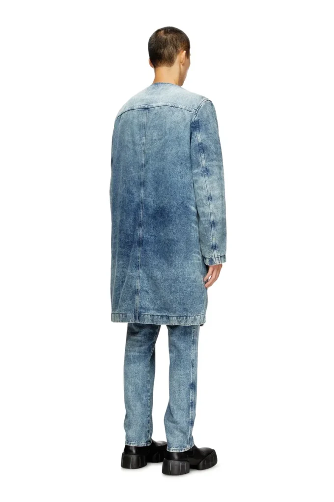 d-aberd-fsh1 Manteau en denim coton-chanvre laserisé