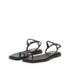 d-amber infra 0 D-AMBER – Sandales en cuir avec logo métallique