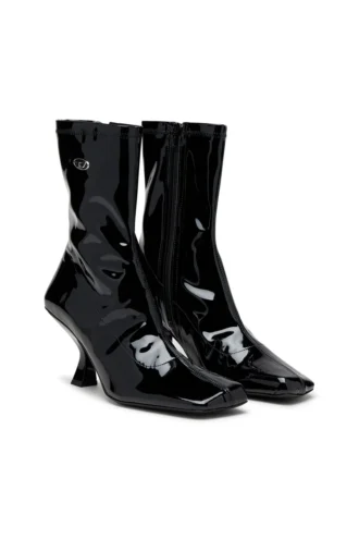 d-amber md bt Bottines D-Amber en PU stretch verni