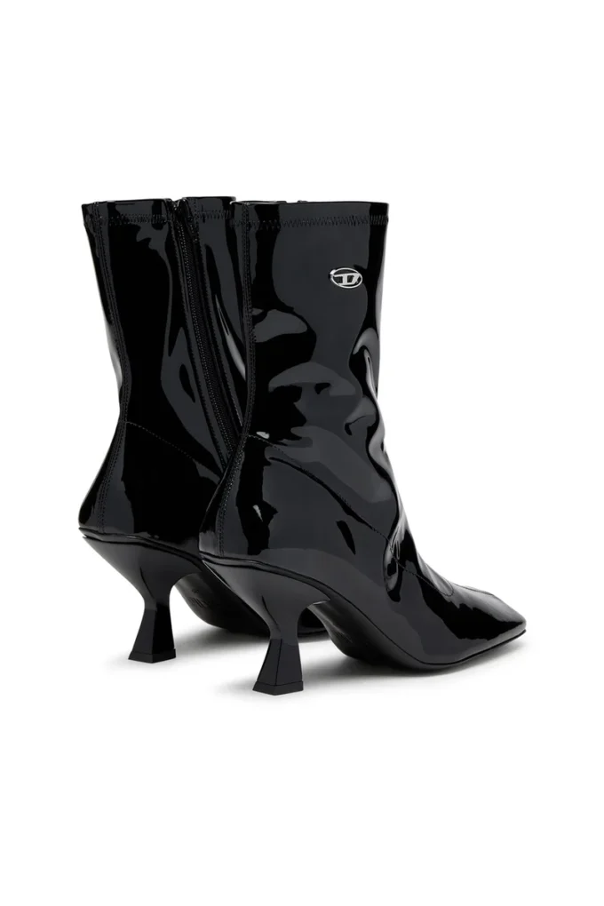 d-amber md bt Bottines D-Amber en PU stretch verni
