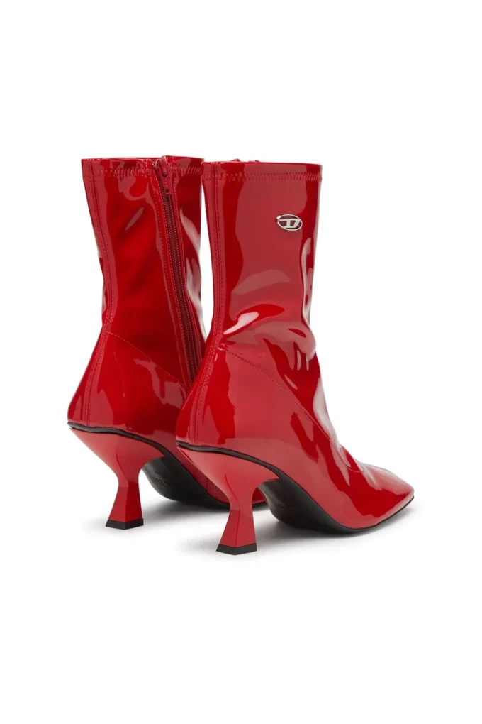 d-amber md bt Bottines D-Amber en PU stretch verni