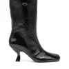 d-amber tube 75 D-Amber – Bottines à bout carré effet naplak