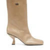 d-amber tube 75 D-Amber – Bottines à bout carré effet naplak