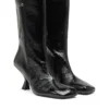 d-amber tube 75 D-Amber – Bottines à bout carré effet naplak