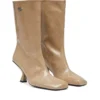 d-amber tube 75 D-Amber – Bottines à bout carré effet naplak